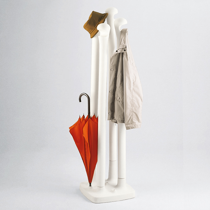 Kalimera free-standing coat stand - white 2